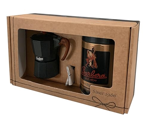 Mokka 1 Tasse 250 g Kaffee aus Blech gemahlen Geschenkbox von Barbera