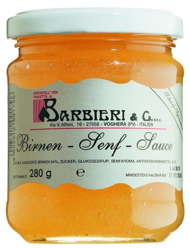 Barbieri Birnensenfsauce Salsa di pere Barbieri 120 g von Barbieri