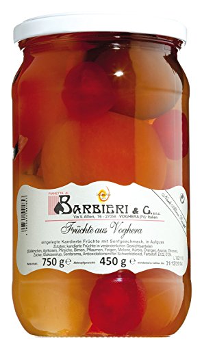 Barbieri Mostarda di Voghera / Senffrüchte 750 gr. von Barbieri