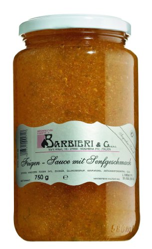 Barbieri Salsa di Fichi / pikante Feigensenfsauce 750 gr. von Barbieri