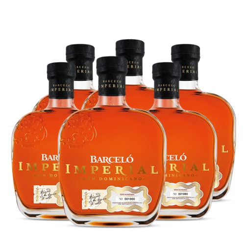 RON BARCELÓ IMPERIAL RON DOMINICANO Rum (6x0,7l) 38% vol - Vielfach preisgekrönter, aromatischer Rum, blended in der Dominikanischen Republik von Ron Barceló