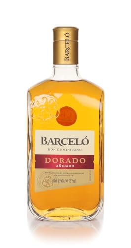 Ron Barceló Dorado Añejado Ron Dominicano Rum (1 x 0,7l) 37,5% vol. - Milder, sehr ausgewogener brauner Rum, behutsam gereift in Fässern aus amerikanischer Eiche - Für Cocktails, Longdrinks, Shots von Ron Barceló