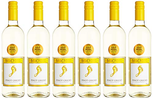 Barefoot Pinot Grigio Halbtrocken (6 x 0.75 l) von Barefoot