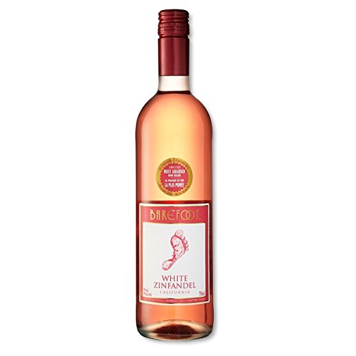 Barefoot White Zinfandel 750ml (Packung mit 6 x 75cl) von Barefoot