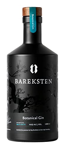 Bareksten | Botanical Gin | 1000 ml | norwegischer | norwegische & naturbelassene Botanicals | fruchtiger Geschmack | intensiv würzige Aromen | Doppelgold bei Francisco World Spirit Competition von Bareksten