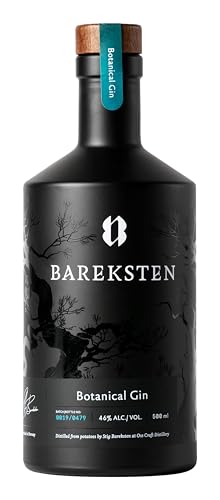 Bareksten | Botanical Gin | 500 ml | norwegischer| norwegische & naturbelassene Botanicals | fruchtiger Geschmack | würzige Aromen | Doppelgoldmedaille bei Francisco World Spirit Competition von Bareksten