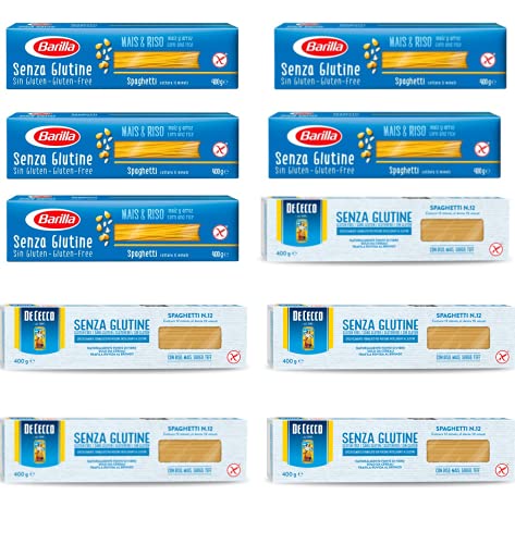 5x Barilla Spaghetti 400g senza Glutine Glutenfrei pasta nudeln + 5x De Cecco spaghetti Glutenfrei von Barilla Deutschland GmbH