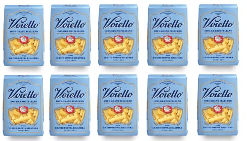 10x Voiello Lo Zito Doppia Rigatura n°128 Pasta 100% Italienischer Weizen 500g Teigwaren aus Hartweizengrieß Bronze-Zeichnung 10x Voiello Lo Zito Doppia Rigatura n°128 Pasta 100% Italienischer Weizen 500g Teigwaren aus Hartweizengrieß Bronze-Zeichnung von Barilla G. e R. Fratelli