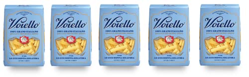 5x Voiello Lo Zito Doppia Rigatura n°128 Pasta 100% Italienischer Weizen 500g Teigwaren aus Hartweizengrieß Bronze-Zeichnung 5x Voiello Lo Zito Doppia Rigatura n°128 Pasta 100% Italienischer Weizen 500g Teigwaren aus Hartweizengrieß Bronze-Zeichnung von Barilla G. e R. Fratelli
