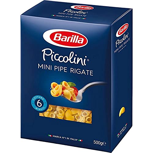 Barilla Pasta Barilla Piccolini Minipfeifen Rigate 500G (6er-Set) von Barilla Pasta