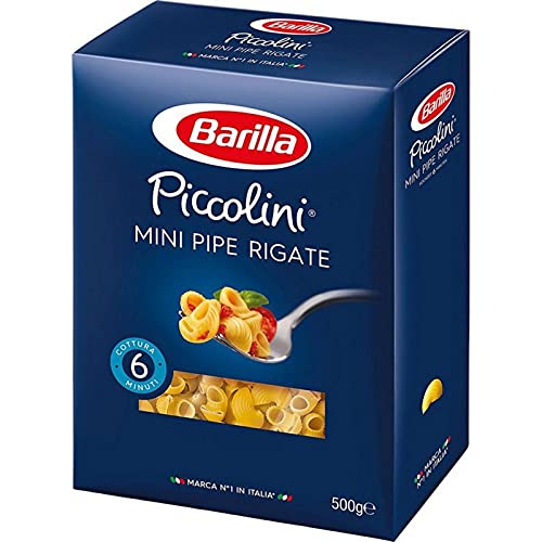 Barilla Pasta Barilla Piccolini Minipfeifen Rigate 500G (6er-Set) von FOXCUP