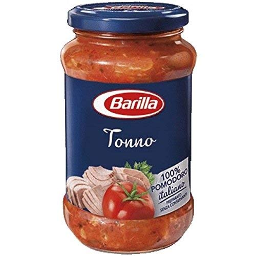 Barilla Sauce Tonno all`Olio d`Oliva 6 x 400g = 2400g Nudelsoße mit Thunfisch Glutenfrei von Barilla Sauce