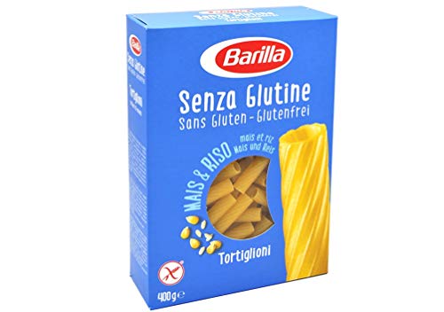 Barilla Senza Glutine Tortiglioni 8 x 400g = 3200g Glutenfreie Teigwaren aus Mais- und Reismehl von Barilla Senza Glutine