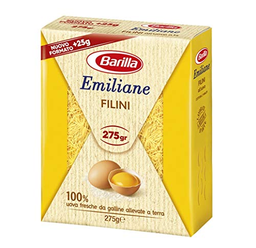 10x Barilla Emiliane Filini all'uovo n. 14 Nudeln mit ei 275g von Barilla