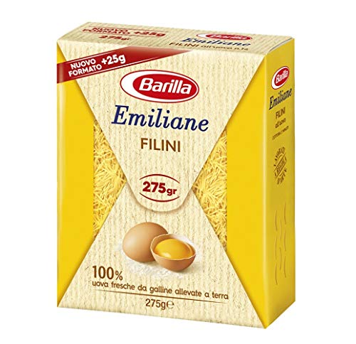 10x Barilla Emiliane Filini all'uovo n. 14 Nudeln mit ei 275g 10x Barilla Emiliane Filini all'uovo n. 14 Nudeln mit ei 275g von Barilla
