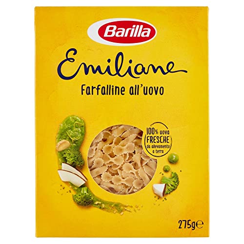 10x Barilla Emiliane farfalline all'uovo n. 114 Nudeln mit ei 275g von Barilla