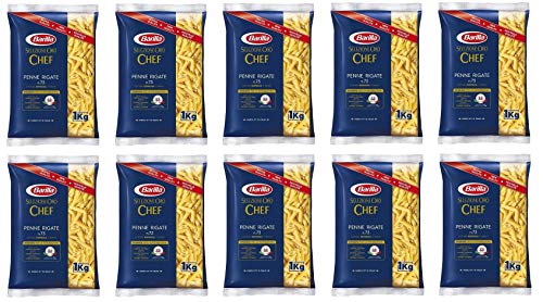 10x Barilla Pasta Selezione Oro Chef Penne Rigate n°73 italienisch Nudeln 1kg pack 10x Barilla Pasta Selezione Oro Chef Penne Rigate n°73 italienisch Nudeln 1kg pack von Barilla
