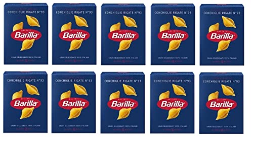 10x Pasta Barilla Conchiglie rigate Nr. 93 italienisch Nudeln 500 g pack von Barilla