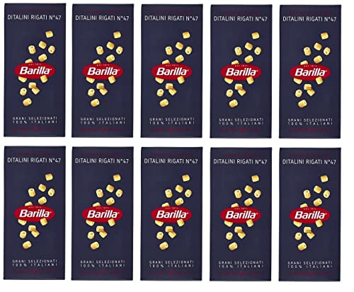 10x Pasta Barilla Ditalini Rigati N° 47 kurze Pasta 500g pack 100% italienisch 10x Pasta Barilla Ditalini Rigati N° 47 kurze Pasta 500g pack 100% italienisch von Barilla