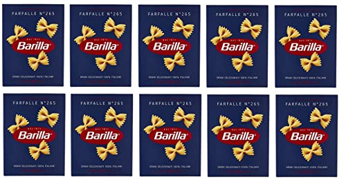 10x Pasta Barilla Farfalle Nr. 265 italienisch Nudeln 500 g pack von Barilla
