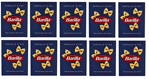 10x Pasta Barilla Farfalle Nr. 265 italienisch Nudeln 500 g pack 10x Pasta Barilla Farfalle Nr. 265 italienisch Nudeln 500 g pack von Barilla