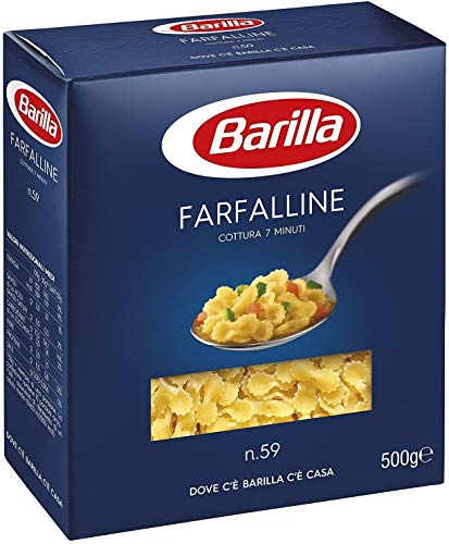 10x Pasta Barilla Farfalline Nr. 59 italienisch Nudeln 500 g pack von Barilla