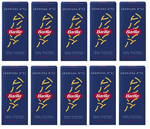10x Pasta Barilla Gramigna Nr. 52 italienisch Nudeln 500 g pack 10x Pasta Barilla Gramigna Nr. 52 italienisch Nudeln 500 g pack von Barilla