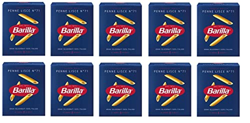 10x Pasta Barilla Penne lisce Nr. 71 italienisch Nudeln 500 g pack von Barilla