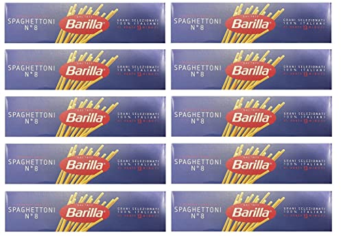 10x Pasta Barilla Spaghettoni Nr. 8 italienisch Nudeln 500 g pack spaghetti von Barilla