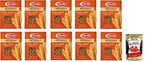 10x Pasta Barilla mezze penne rigate integrali Vollkorn italienisch Nudeln 500 g von Barilla