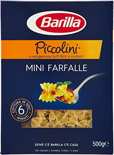 10x Pasta Barilla piccolini Mini farfalle italienisch Nudeln 500 g pack von Barilla
