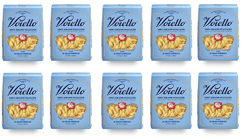 10x Voiello Il Gran Fusillo n°180 Pasta 100% Italienischer Weizen 500g Bronze-Zeichnung von Barilla