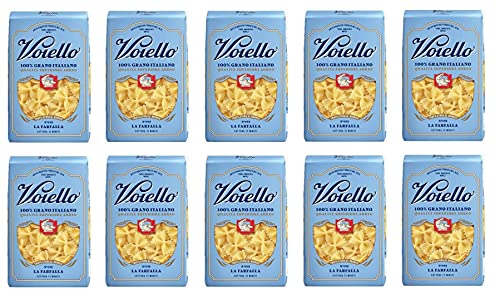 10x Voiello La Farfalla n°192 Pasta 100% Italienischer Weizen 500g Teigwaren aus Hartweizengrieß Bronze-Zeichnung von Barilla