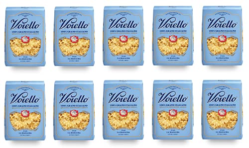 10x Voiello La Mafalda n°140 Pasta 100% Italienischer Weizen 500g Teigwaren aus Hartweizengrieß Bronze-Zeichnung 10x Voiello La Mafalda n°140 Pasta 100% Italienischer Weizen 500g Teigwaren aus Hartweizengrieß Bronze-Zeichnung von Barilla