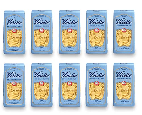 10x Voiello La Pasta Mista n°126 Pasta 100% Italienischer Weizen 500g Teigwaren aus Hartweizengrieß Bronze-Zeichnung 10x Voiello La Pasta Mista n°126 Pasta 100% Italienischer Weizen 500g Teigwaren aus Hartweizengrieß Bronze-Zeichnung von Barilla