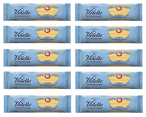 10x Voiello Lo Spaghetto Scanalato n°107 Pasta 100% Italienischer Weizen 500g Teigwaren aus Hartweizengrieß Bronze-Zeichnung 10x Voiello Lo Spaghetto Scanalato n°107 Pasta 100% Italienischer Weizen 500g Teigwaren aus Hartweizengrieß Bronze-Zeichnung von Barilla