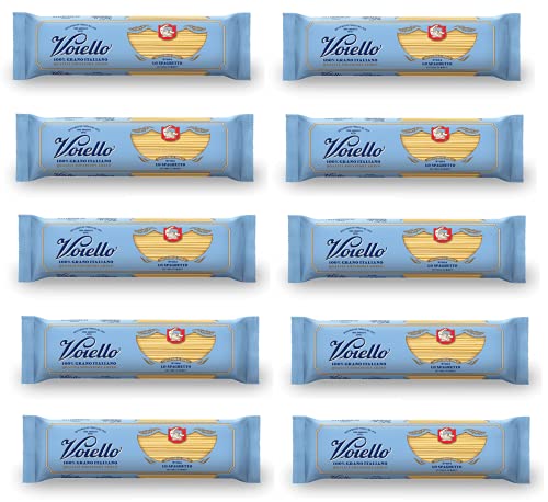 10x Voiello Lo Spaghetto n°104 Pasta 100% Italienischer Weizen 500g Teigwaren aus Hartweizengrieß Bronze-Zeichnung 10x Voiello Lo Spaghetto n°104 Pasta 100% Italienischer Weizen 500g Teigwaren aus Hartweizengrieß Bronze-Zeichnung von Barilla