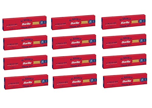 12x Barilla Linguine al Bronzo Bronze Gezogene Pasta 400g Rohe Verarbeitungsmethode 12x Barilla Linguine al Bronzo Bronze Gezogene Pasta 400g Rohe Verarbeitungsmethode von Barilla
