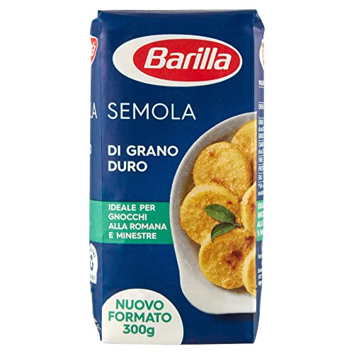 12x Barilla Semola di Grano Duro Hartweizengrieß, Ideal für Gnocchi und Suppen nach römischer Art, 300 g von Barilla