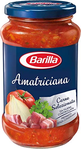12x Barilla Sugo Amatriciana Tomatensauce mit Speck und Chili Pasta sauce 400g aus italian von Barilla