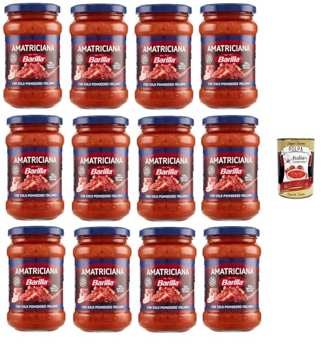 12x Barilla Sugo Amatriciana Tomatensauce mit Speck und Chili Pasta sauce 400g aus italian von Barilla