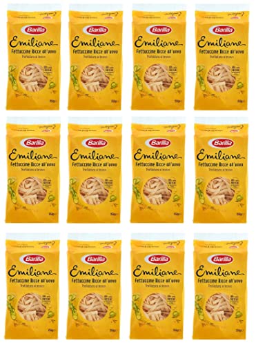 12x Pasta Barilla Emiliane 100% Italienisch Fettuccine Ricce all'Uovo n°275 Nudeln mit Ei 250g von Barilla