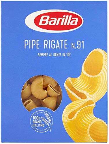 20x Pasta Barilla Pipe rigate Nr. 91 italienisch Nudeln 500 g pack von Barilla