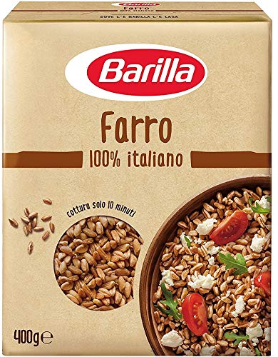 3x Barilla Farro 100% italienisch Dinkel Lecker, gesund und eine Quelle für Ballaststoffe Mittelmeerküche 400g 3x Barilla Farro 100% italienisch Dinkel Lecker, gesund und eine Quelle für Ballaststoffe Mittelmeerküche 400g von Barilla