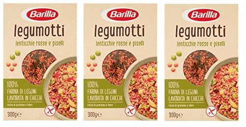 3x Barilla Legumotti Lenticchie Rosse e Piselli Rote Linsen und Erbsen Reich an Eiweiß und Ballaststoffen Glutenfrei 300g 3x Barilla Legumotti Lenticchie Rosse e Piselli Rote Linsen und Erbsen Reich an Eiweiß und Ballaststoffen Glutenfrei 300g von Barilla