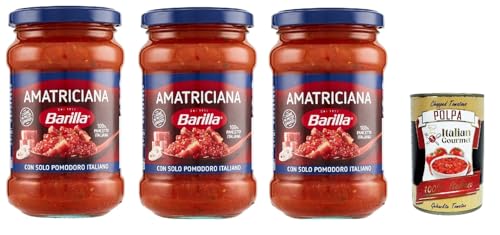 3x Barilla Sugo Amatriciana Tomatensauce mit Speck und Chili Pasta sauce 400g aus italian 3x Barilla Sugo Amatriciana Tomatensauce mit Speck und Chili Pasta sauce 400g aus italian von Barilla