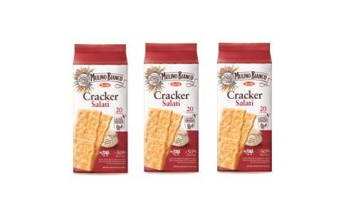 3x Mulino Bianco Barilla 20x Crackers Cracker Salati gesalzen 500 g aus Italien von Barilla