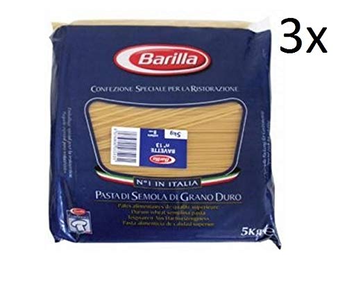 3x Pasta Barilla Bavette/Linguine Ristorante italienisch Nudeln 5kg pack von Barilla