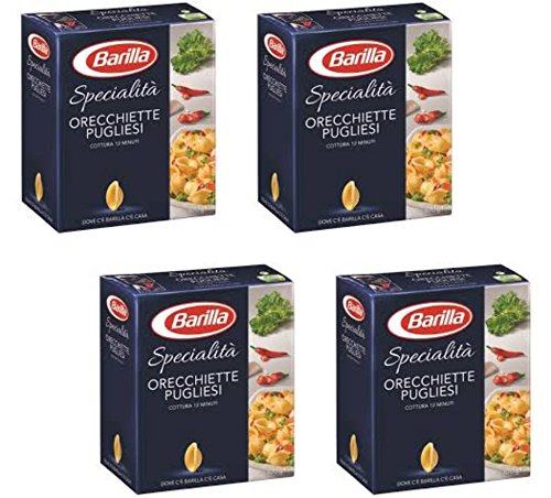 4x Pasta Barilla Specialità Orecchiette Pugliesi italienisch Nudeln 500 g pack von Barilla