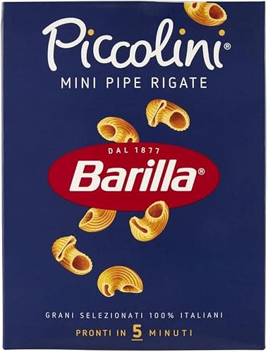 5x Pasta Barilla Piccolini mini pipe rigate Nudeln 500 g pack von Barilla